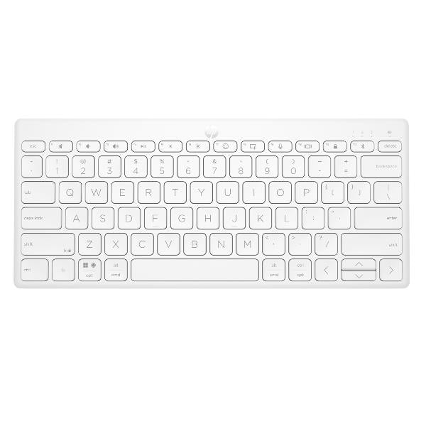 HP Tastiera Bluetooth multi-dispositivo compatta 350 (350 WHT Compact Multi-Devic - Warranty: 3M)Hp692T0AA#ABZ