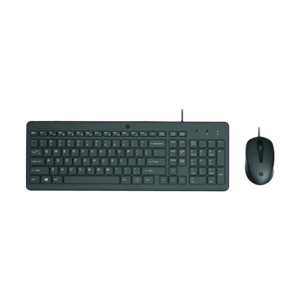 HP Tastiera e mouse 150 Wired (150 Wired Mouse and Keyboar - Warranty: 3M)Hp240J7AA#ABZ
