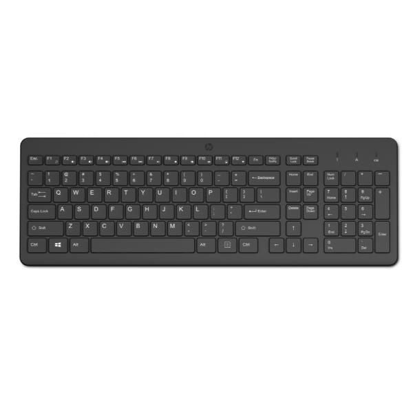 HP Tastiera wireless 220 (Full-size wireless keyboard - with chiclet layout, 2.4 GHz - connection - Warranty: 3M)Hp805T2AA#ABZ