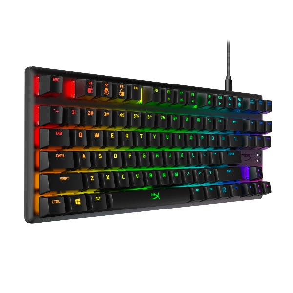 HyperX Alloy Origins Core  Tastiera meccanica da gaming  HX Red [layout USA] (^HYPERX ALLOY ORIGINS HX-KB7RDX-US) - Versione UKHp4P5P3AA#ABA