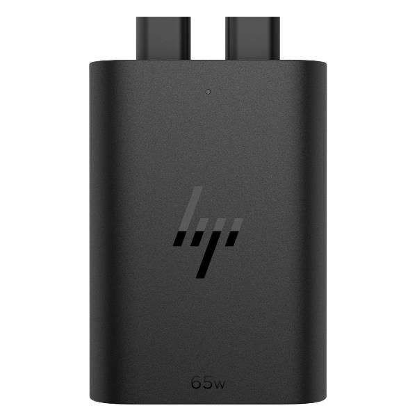 HP Caricabatterie per laptop USB-C GaN da 65 W (HP - Adattatore di alimentazione USB-C - 115/230 V c.a. V - 65 Watt - connettori di uscita 2 - Italia)Hp600Q8UT#ABZ