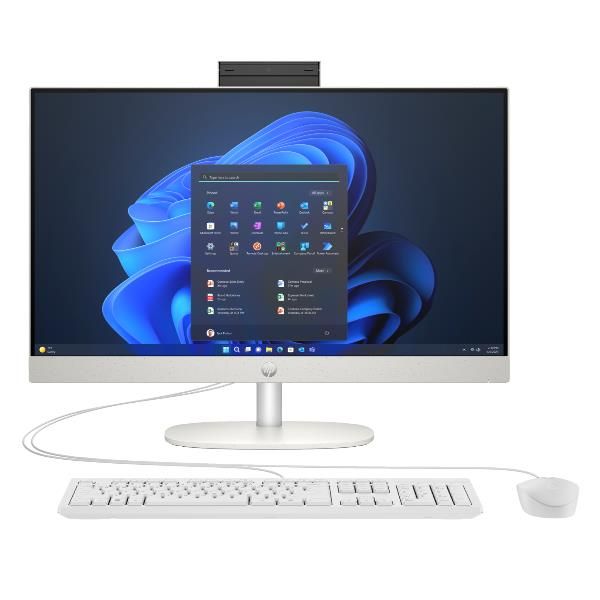 HP ProOne 240 G10 Desktop PC Intel Core i3 60,5 cm [23.8] 1920 x 1080 Pixel 8 GB DDR4-SDRAM 512 GB SSD Windows 11 Home Wi-Fi 6 [802.11ax] (HP ProOne 240 G10 - All-in-one Core i3 N300 / fino a 3.8 GHz - RAM 8 GB - SSD 512 GB - NVMe - UHD Graphics - Gi...