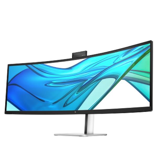 HP Series 5 Pro Monitor per videoconferenze serie 5 Pro 49 DQHD  549pm (HP 549pm - Series 5 Pro - monitor a LED - curvato - 49 - 5120 x 1440 Dual Quad HD @ 165 Hz - VA - 400 cd/m? - 4000:1 - 5 ms - HDMI, DisplayPort, USB-C - nero, argento [supporto])...