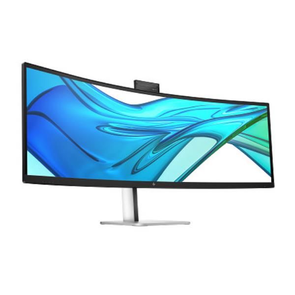 HP Series 5 Pro Monitor per videoconferenze serie 5 Pro 49 DQHD  549pm (HP 549pm - Series 5 Pro - monitor a LED - curvato - 49 - 5120 x 1440 Dual Quad HD @ 165 Hz - VA - 400 cd/m? - 4000:1 - 5 ms - HDMI, DisplayPort, USB-C - nero, argento [supporto])...