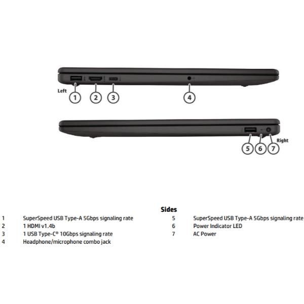 HP 255RG10 R3-7335U 15 8GB/512 PC Italy - Italian localizationHp0821844250600D76DBAT#ABZ