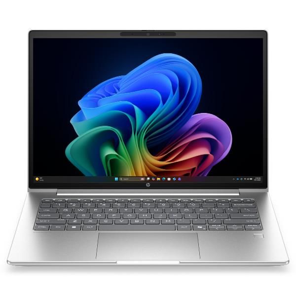 HP DP9J9AT laptop Copilot+ PC AMD Ryzen AI 7 445 Computer portatile 35,6 cm [14] WUXGA 16 GB DDR5-SDRAM 512 GB SSD Wi-Fi 7 [802.11be] Windows 11 Pro Argento (HP ProBook 4 G2a Notebook Next Gen AI - Copilot+ PC - design della cerniera a 177 gradi - AM...