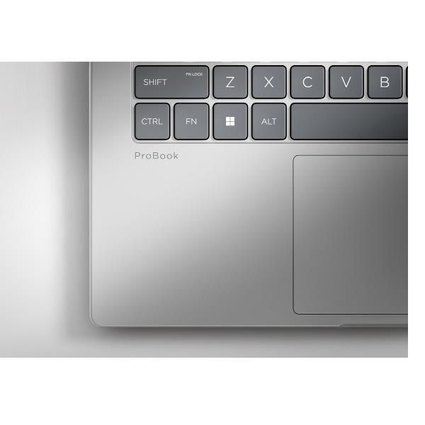 HP DP9J9AT laptop Copilot+ PC AMD Ryzen AI 7 445 Computer portatile 35,6 cm [14] WUXGA 16 GB DDR5-SDRAM 512 GB SSD Wi-Fi 7 [802.11be] Windows 11 Pro Argento (HP ProBook 4 G2a Notebook Next Gen AI - Copilot+ PC - design della cerniera a 177 gradi - AM...