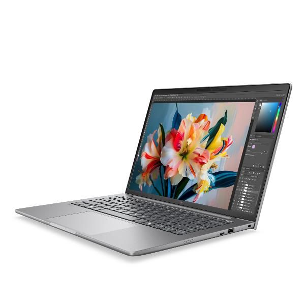 HP DK1M0ET laptop Copilot+ PC Intel Core Ultra 7 35,6 cm [14] WUXGA 24 GB DDR5-SDRAM 512 GB SSD Wi-Fi 7 [802.11be] Windows 11 Pro AI Workstation, AI PC Argento (HP ZBook 8 G2i Mobile Workstation - AI Workstation, Copilot+ PC, AI PC - design della cer...