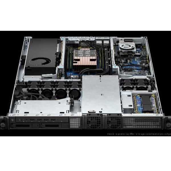 HP Z4 Rack G5 Workstation Wolf Pro Security Edition Intel Xeon w3 w3-2425 64 GB DDR5-SDRAM 2 TB SSD NVIDIA RTX A1000 Windows 11 Pro Telaio montato a rack Stazione di lavoro AI Workstation Nero (HP Workstation Z4 G5 - AI Workstation - montabile in rac...