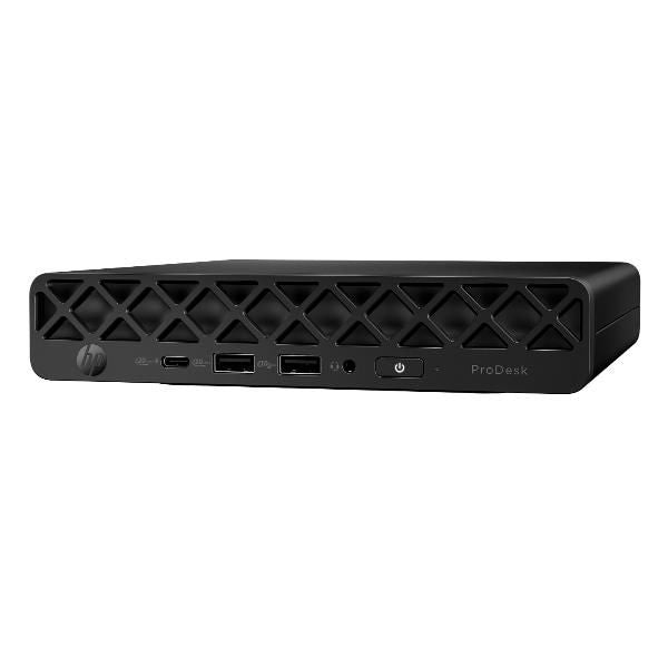 HP ProDesk 4 Mini G1i AI Intel Core Ultra 5 225T 8 GB DDR5-SDRAM 512 GB SSD Windows 11 Pro Mini PC AI PC Nero (HP ProDesk 4 G1i AI - AI PC - mini Core Ultra 5 225T / fino a 4.9 GHz - RAM 8 GB - SSD 512 GB - NVMe - Intel Graphics - Gigabit Ethernet - ...