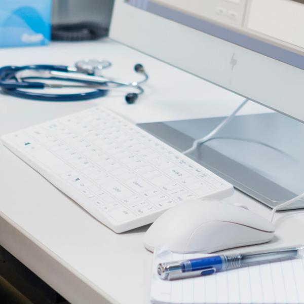 HP Tastiera e mouse USB Healthcare Edition (USB Keyboard Healthcare - Edition - Italy - Only - Keyboard, no mouse - Warranty: 12M)Hp1VD81AA#ABZ