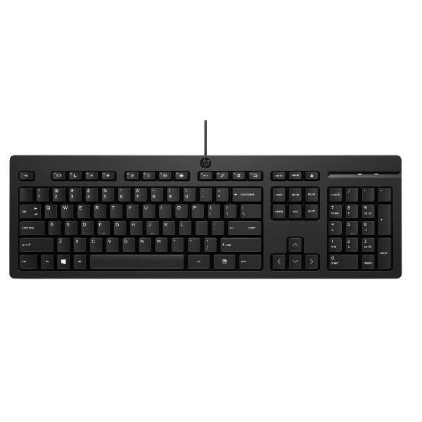 HP Tastiera 125 Wired (125 Wired Keyboard Itallian - Warranty: 12M)Hp266C9AA#ABZ