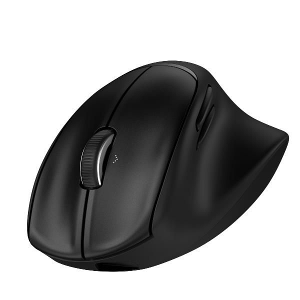 HP Mouse ergonomico Tilt 725M (HP 725M - Mouse - ergonomic - 21 semi-vertical tilt - right-handed - 7 buttons - wireless - Bluetooth, 2.4 GHz - USB wireless receiver - black)HpBH0Z5AA#ABB