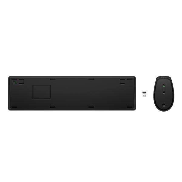 HP Tastiera e mouse wireless combinati 655 (HP 655 - Set mouse e tastiera - 100% - full size - senza fili - 2.4 GHz - italiana - nero - Smart Buy)Hp4R009UT#ABZ