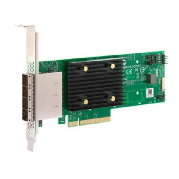 Lenovo 4Y37A09724 scheda di interfaccia e adattatore Interno Mini-SAS (Lenovo ThinkSystem 440-16e - Storage controller - 16 Canale - SATA 6Gb/s / SAS 12Gb/s - profilo basso - PCIe 4.0 x8 - per ThinkSystem SR530, SR590, SR630, SR630 V2, SR645, SR650, ...