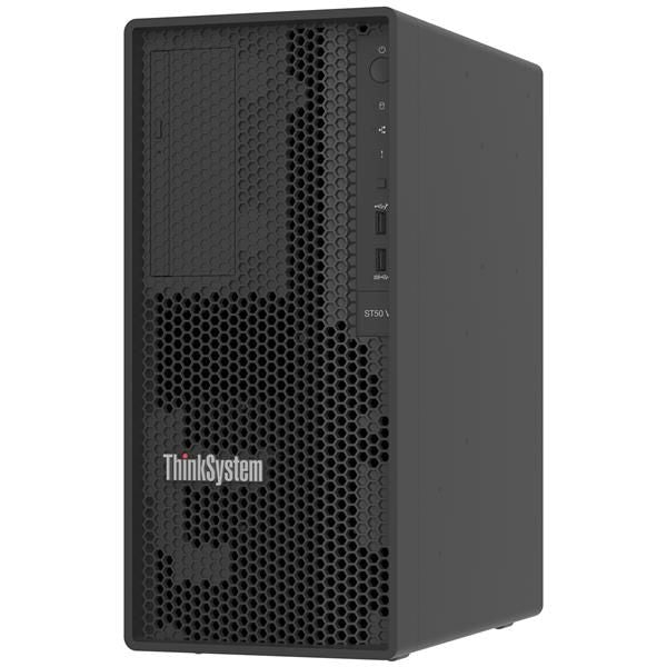 Lenovo ThinkSystem ST50 V3 server 960 GB Tower Intel Xeon 6315P 2,8 GHz 16 GB DDR5-SDRAM 500 W (Lenovo ThinkSystem ST50 V3 7DF3 - Server - tower 5U - 1 via - 1 x Xeon 6315P / fino a 5.2 GHz - RAM 16 GB - SSD 2 x 480 GB - Matrox G200 - Gigabit Etherne...