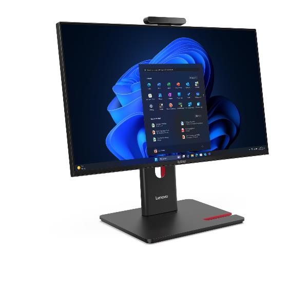 Lenovo ThinkCentre M70a Gen 6 Intel Core Ultra 5 225T 60,5 cm [23.8] 1920 x 1080 Pixel PC All-in-one 16 GB DDR5-SDRAM 512 GB SSD Windows 11 Pro Wi-Fi 6E [802.11ax] Nero (Lenovo ThinkCentre M70a Gen 6 13AY - AI PC - All-in-one con Supporto Monitor Mul...