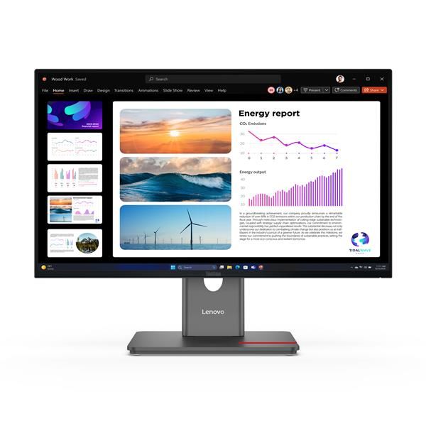 Lenovo ThinkVision P24Q-40 Monitor (Lenovo ThinkVision P24Q-40 - Monitor a LED - 24 [23.8 visualizzabile] - 2560 x 1440 QHD @ 120 Hz - IPS - 300 cd/m - 1500:1 - HDR10 - 4 ms - HDMI, DisplayPort - nero corvino)Lenovo019815660437864B2GAT1EU