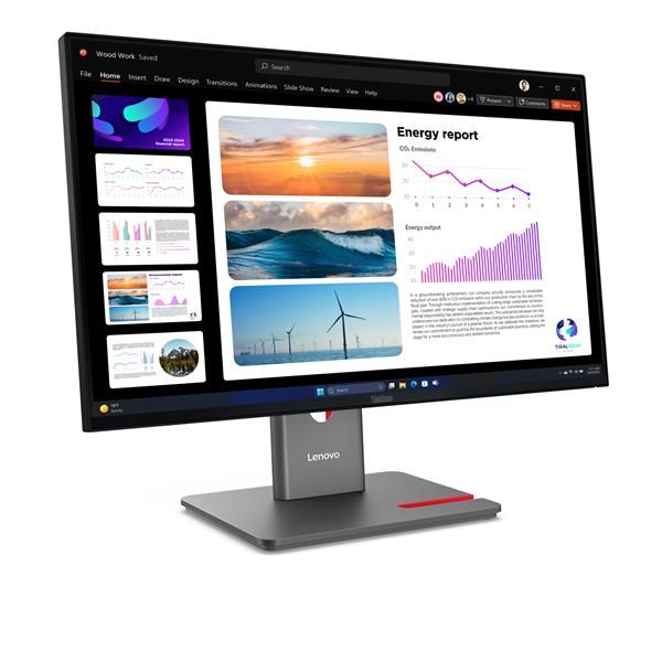 Lenovo ThinkVision P24Q-40 Monitor (Lenovo ThinkVision P24Q-40 - Monitor a LED - 24 [23.8 visualizzabile] - 2560 x 1440 QHD @ 120 Hz - IPS - 300 cd/m - 1500:1 - HDR10 - 4 ms - HDMI, DisplayPort - nero corvino)Lenovo019815660437864B2GAT1EU