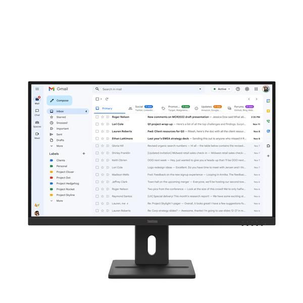 Lenovo ThinkVision E27-40 Monitor (ThinkVision E27-40/FHD/IPS/DP/Speaker 27''. WARRANTY: 3YR CCR)Lenovo019815754688264BCMAT4EU
