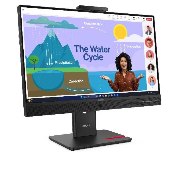 Lenovo ThinkVision T24D-4v Monitor (Lenovo ThinkVision T24D-4v - Monitor a LED - 1920 x 1080 Full HD [1080p] @ 120 Hz - IPS - 250 cd/m - 1500:1 - 4 ms - HDMI, 2xDisplayPort, 2xUSB-C - altoparlanti - nero eclisse)Lenovo019815745948964B7UAT1EU
