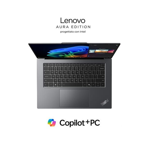 Lenovo ThinkPad X9-15 Gen 1 Copilot+ PC Intel Core Ultra 7 258V Computer portatile 38,9 cm [15.3] 2.8K 32 GB LPDDR5x-SDRAM 1 TB SSD Wi-Fi 7 [802.11be] Windows 11 Pro Italiano Grigio (ThinkPad X9-15 G1, Intel? Core? Ultra 7 258V [LPE-cores up to 3.70G...