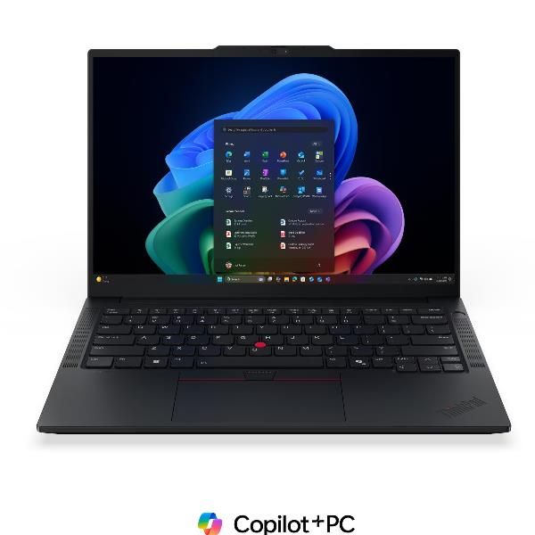 Lenovo ThinkPad E14 Gen 8 21Y6 - Copilot+ PC - Intel Core Ultra 7 - 355 / fino a 4.7 GHz - Win 11 Pro - Intel Graphics - 32 GB RAM - 1 TB SSD TCG Opal Encryption 2, NVMe - 14 IPS 1920 x 1200 - Gigabit Ethernet - Wi-Fi 7, Bluetooth - nero - tast: ital...