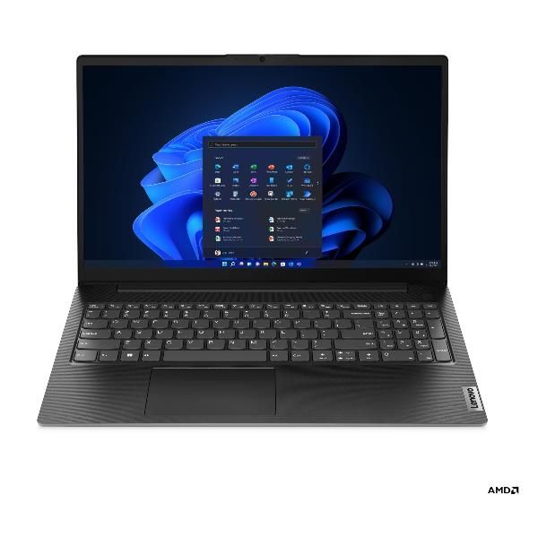 Lenovo V15 G4 AMN 83CQ - Design della cerniera a 180 gradi - AMD Ryzen 5 - 7520U / fino a 4.3 GHz - Win 11 Pro - Radeon 610M - 16 GB RAM - 512 GB SSD NVMe - 15.6 TN 1920 x 1080 [Full HD] - Gigabit Ethernet - Wi-Fi 6, Bluetooth - nero business - tast:...