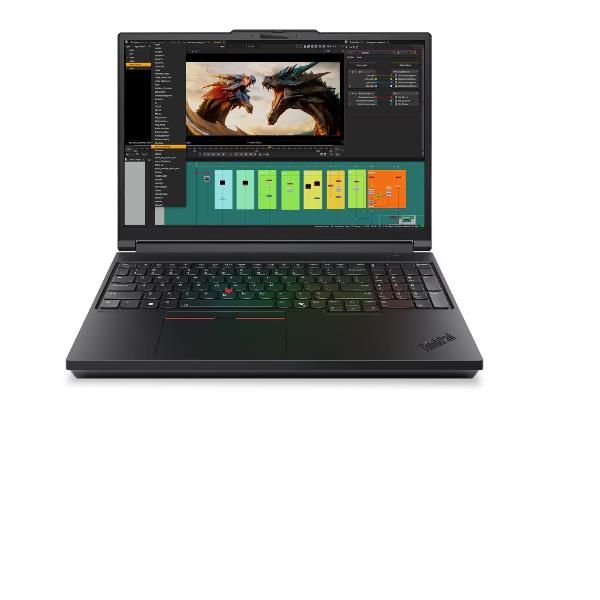 Lenovo ThinkPad P16 Gen 3 Intel Core Ultra 7 255HX Computer portatile 40,6 cm [16] WUXGA 32 GB DDR5-SDRAM 1 TB SSD NVIDIA RTX PRO 2000 Blackwell Wi-Fi 7 [802.11be] Windows 11 Pro Italiano Nero (Lenovo ThinkPad P16 Gen 3 21RQ - AI Workstation - Intel ...