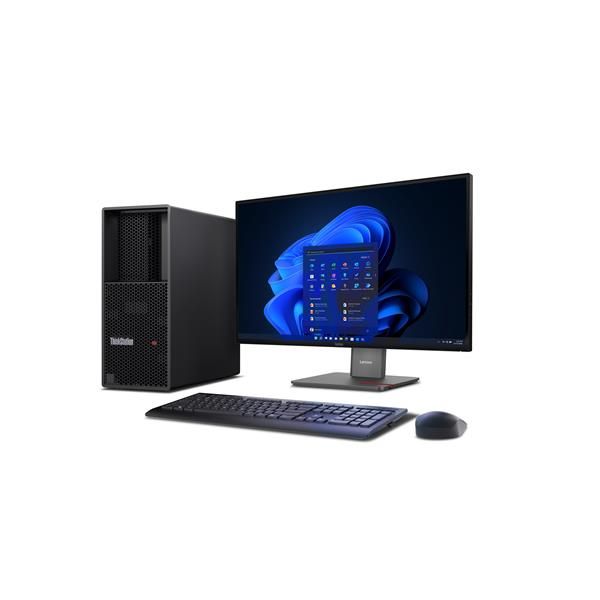 ThinkStation P3 Tower Gen 2, Intel Core Ultra 7 265K vPro [E-cores up to 4.60GHz, 30MB], W11P64 EMEA WE [EN/FR/DE/IT/NL], 32.0GB, 1x1TB SSD M.2 2280 PCIe Gen5 Performance TLC Opal, 1xNVIDIA RTX PRO 4000 Blackwell 24GB, Integrated Ethernet, 750W, 3 Ye...