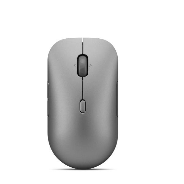 Lenovo Pro Plus 6050 mouse Ufficio Ambidestro RF senza fili + Bluetooth Ottico 2400 DPI (Lenovo Pro Plus 6050 - Mouse - multi-modalit - ottica - 6 pulsanti - senza fili - Bluetooth 5.3, 2.4 GHz - ricevitore wireless USB - grigio lunare - confezione b...