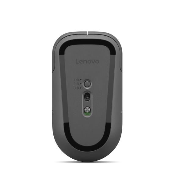 Lenovo Pro Plus 6050 mouse Ufficio Ambidestro RF senza fili + Bluetooth Ottico 2400 DPI (Lenovo Pro Plus 6050 - Mouse - multi-modalit - ottica - 6 pulsanti - senza fili - Bluetooth 5.3, 2.4 GHz - ricevitore wireless USB - grigio lunare - confezione b...