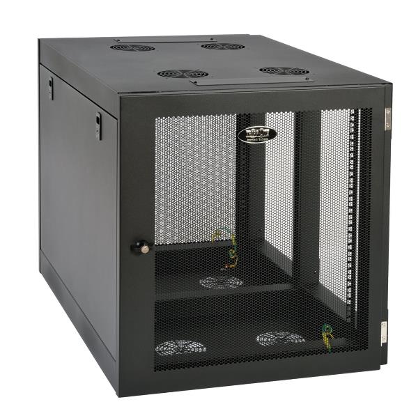 Tripp Lite SRW12UHD rack 12U Da parete Nero (Eaton Tripp Lite Series 12U Wall Mount Rack Enclosure Server Cabinet Side Mount Wallmount - Rack cabinet - wall mountable - black - 12U - 19)EatonSRW12UHD