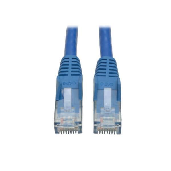 Tripp Lite N201-001-BL cavo di rete Blu 0,3 m Cat6 U/UTP [UTP] (CAT6 GIGABIT SNAGLESS MOLDED - BLUE)EatonN201-001-BL