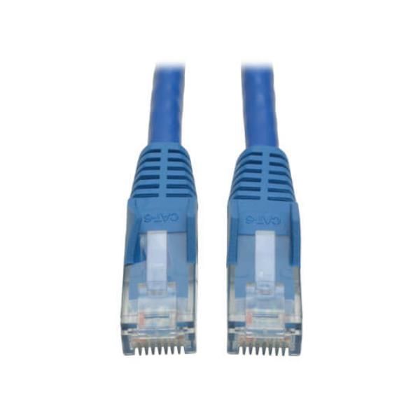 Tripp Lite N201-002-BL cavo di rete Blu 0,61 m Cat6 U/UTP [UTP] (CAT6 GIGABIT SNAGLESS MOLDED - 2FT BLUE)EatonN201-002-BL