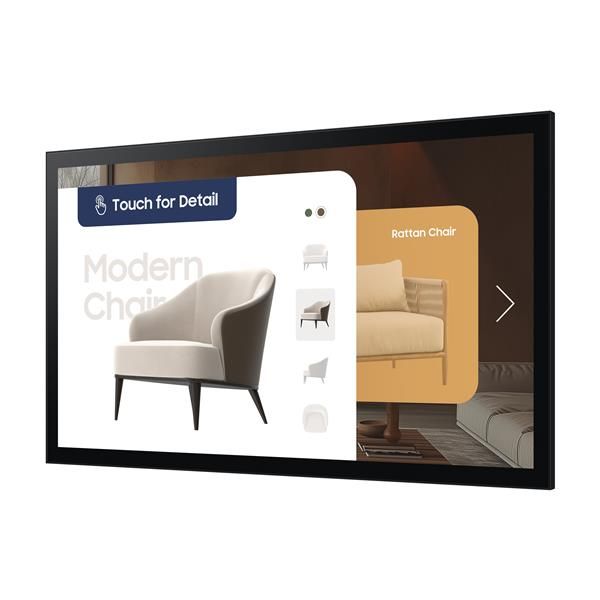 Samsung QM32C-T Pannello piatto per segnaletica digitale 81,3 cm [32] LCD Wi-Fi 400 cd/m Full HD Nero Touch screen Tizen 7.0 16/7 (32 LHQMCTBGCXEN Interactive Display - 32 Black Interactive Display Full HD 16/7 3x HDMI)SamsungLH32QMCTBGCXEN