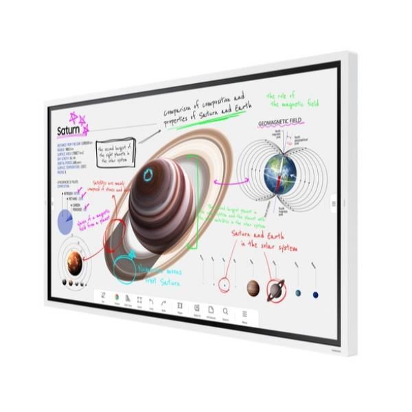 Samsung WM55FX lavagna interattiva 139,7 cm [55] 3840 x 2160 Pixel Touch screen Grigio, Bianco HDMI (FLIP 55 INCH WMFX)SamsungLH55WMFWBGCXEN