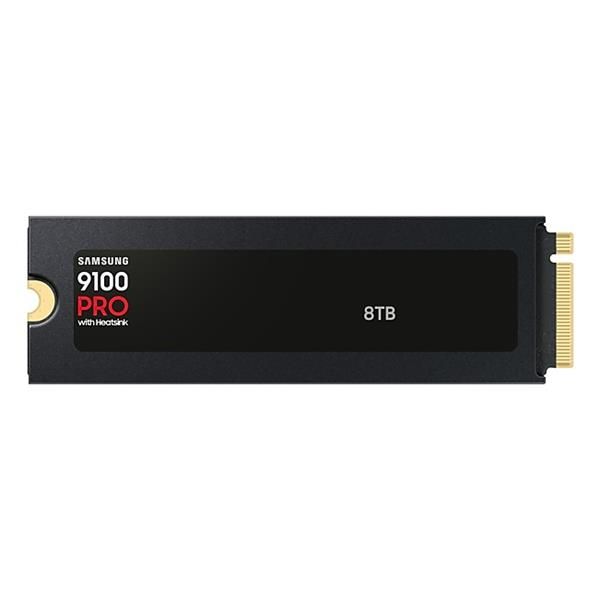 Samsung 9100 PRO 8 TB M.2 PCI Express 5.0 NVMe V-NAND TLC (SAMSUNG 9100 Pro with Heatsink PCIe 5.0 x4 NVMe 2.0)SamsungMZ-VAP8T0CW