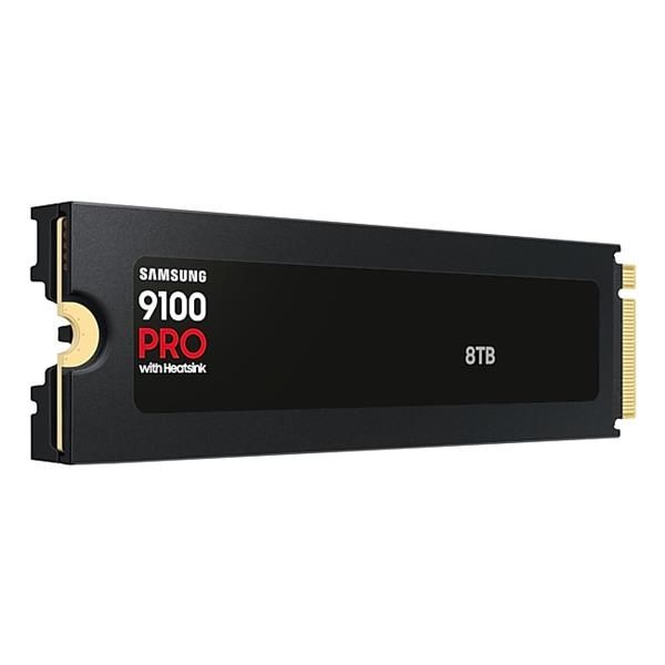 Samsung 9100 PRO 8 TB M.2 PCI Express 5.0 NVMe V-NAND TLC (SAMSUNG 9100 Pro with Heatsink PCIe 5.0 x4 NVMe 2.0)SamsungMZ-VAP8T0CW