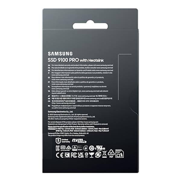 Samsung 9100 PRO 8 TB M.2 PCI Express 5.0 NVMe V-NAND TLC (SAMSUNG 9100 Pro with Heatsink PCIe 5.0 x4 NVMe 2.0)SamsungMZ-VAP8T0CW