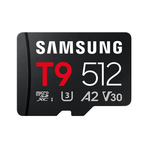 Samsung T9 microSD Card 512GB (512GB Samsung T9 microSD Card)Samsung8806097718970MB-MH512T/WW