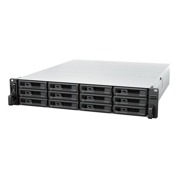 Synology RackStation RS2423RP+II NAS Armadio [2U] AMD Ryzen V1780B 8 GB DDR4 0 TB DiskStation Manager Nero (Synology RackStation RS2423RP+II 12-Bay Rackmount NAS; 12 bay; AMD Ryzen V1780B 4-core; 1x 8GB Ram expandable to 32Gb; 2x 1Gbe; 1x 10GbE; 1x E...