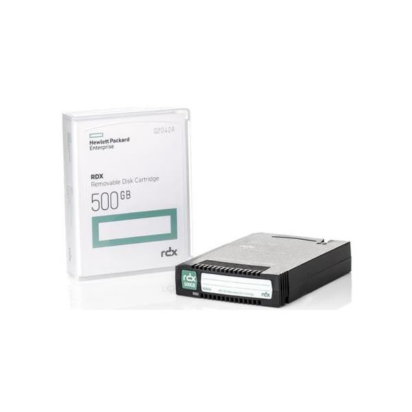 HPE Q2042A supporto di archiviazione di backup Nastro dati vuoto 500 GB LTO (HPE RDX CARTRIDGE 500GB)HpQ2042A