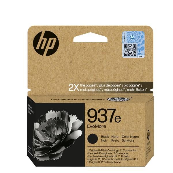 HP Cartuccia di inchiostro nero originale 937e EvoMore (HP 937e EvoMore - Black - original - ink cartridge - for Officejet Pro 9110b)Hp4S6W9NE#SE1