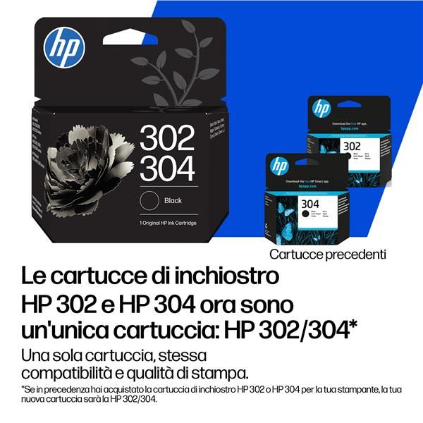 HP Cartuccia di inchiostro in tricromia originale 302X/304XL (HP 302XL/304XL TRI-CLR ORIGINAL - INK CRTG)HpB7RT8AE#LS1
