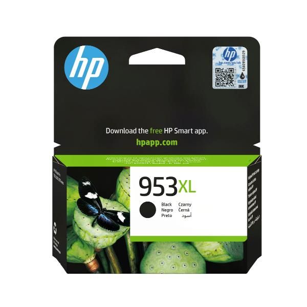 HP Cartuccia di inchiostro nero originale ad alta capacità 953XL (HP 953XL HIGH YIELD BLACK - ORIGINAL INK CARTRIDGE)HpL0S70AE#LS1