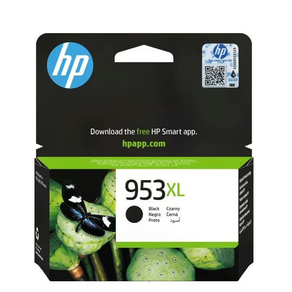 HP Cartuccia di inchiostro nero originale ad alta capacità 953XL (HP 953XL HIGH YIELD BLACK - ORIGINAL INK CARTRIDGE)HpL0S70AE#LS1