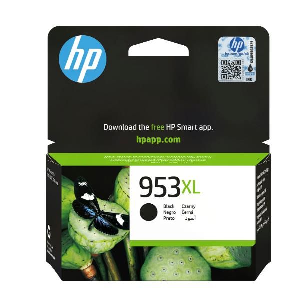 HP Cartuccia di inchiostro nero originale ad alta capacità 953XL (HP 953XL HIGH YIELD BLACK - ORIGINAL INK CARTRIDGE)HpL0S70AE#LS1