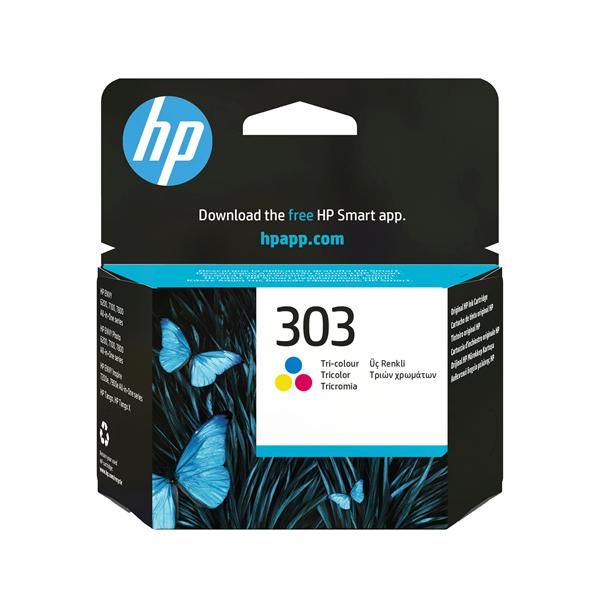 HP Cartuccia di inchiostro in tricromia originale 303 (HP 303 - farve [cyan, magenta, gul] -)HpT6N01AE#301