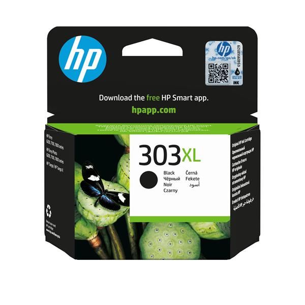 HP Cartuccia di inchiostro nero originale ad alta capacità 303XL (HP 303XL - Hjtydende - sort - origina)HpT6N04AE#301